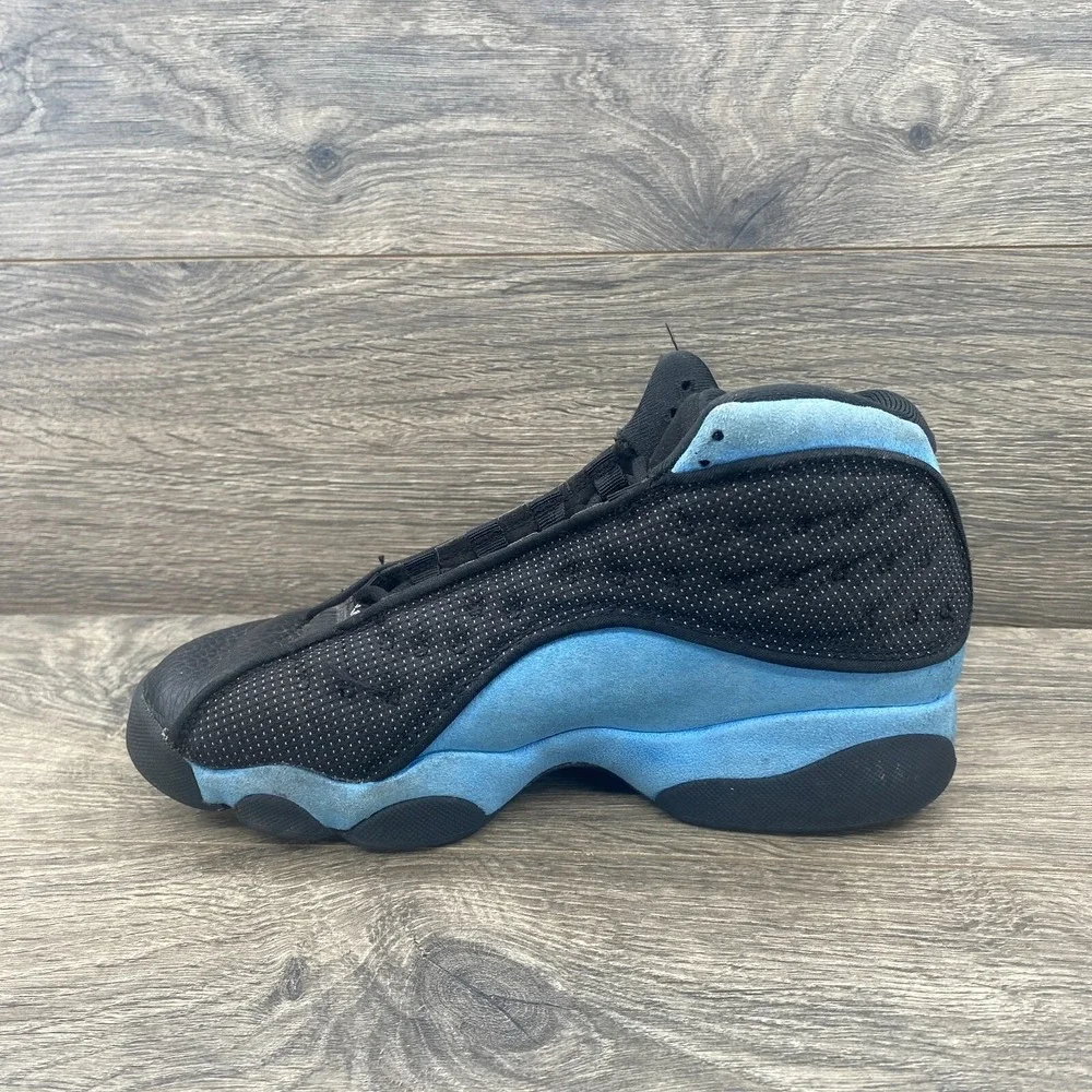 Air Jordan 13 Xlll Retro Youth GS Black University Blue Sneakers Sz 5Y 884129-04